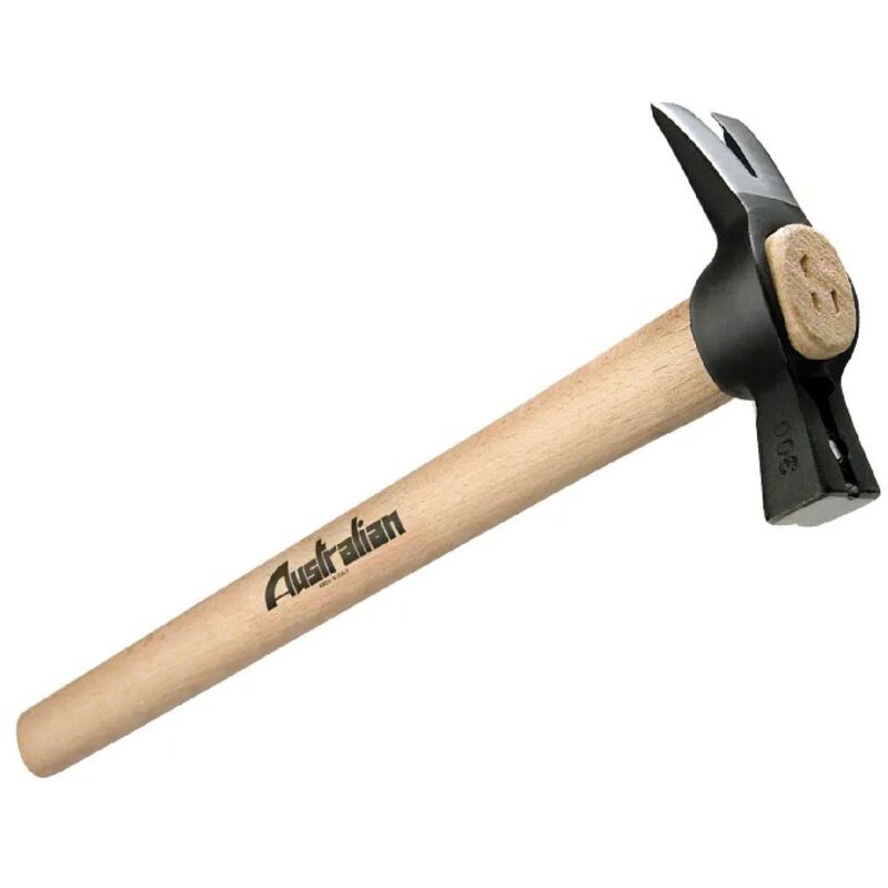 foto del prodotto australian martello per carpentiere con calamita e manico in legno resistente 250 gr 450 mm