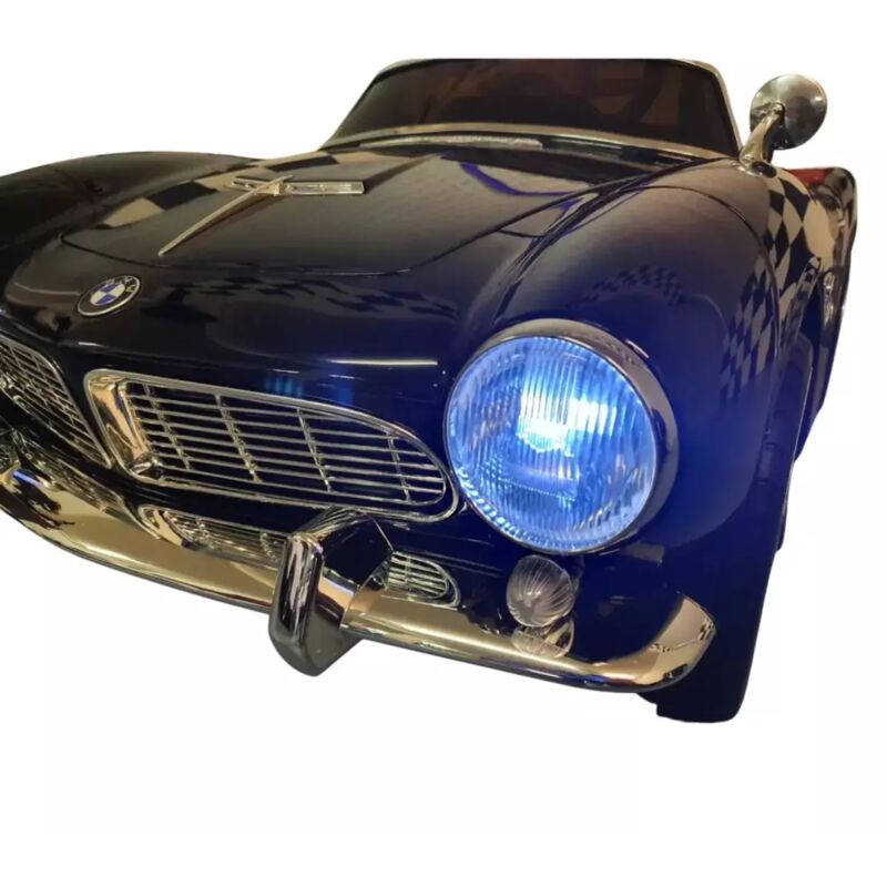 foto del prodotto auto bmw 507 per bambini a batteria macchina nera con telecomando