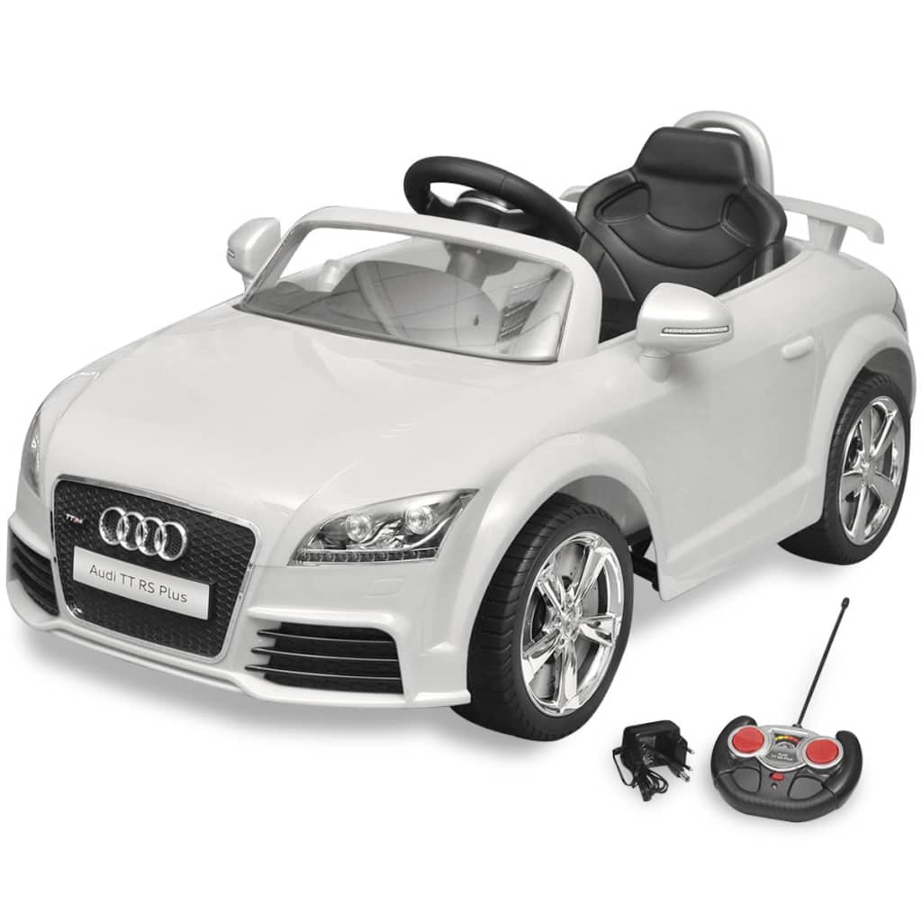 foto del prodotto auto con telecomando per bambini audi tt rs bianca 02 0005302