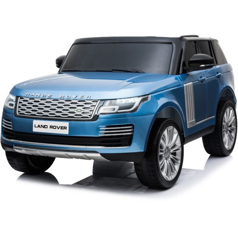 foto del prodotto auto elettrica per bambini land rover range rover sport hse 2 posti verniciata blu