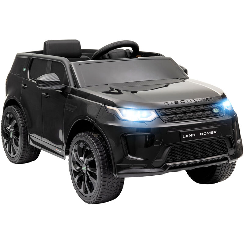 foto del prodotto auto elettrica per bambini licenza land rover discovery nero aiyaplay