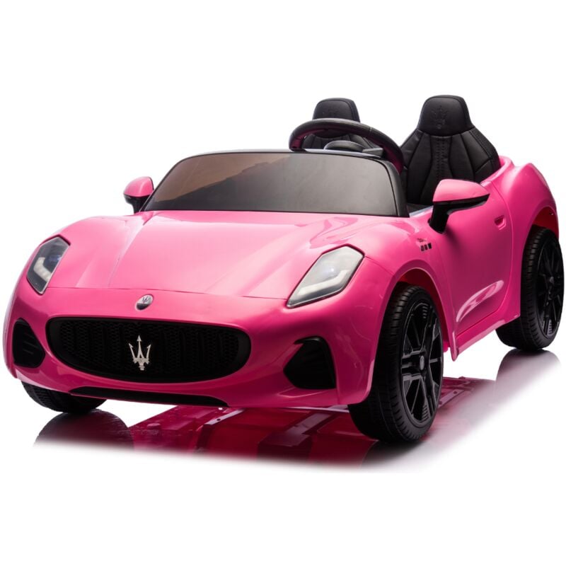 foto del prodotto auto elettrica per bambini maserati folgore 12v rosa