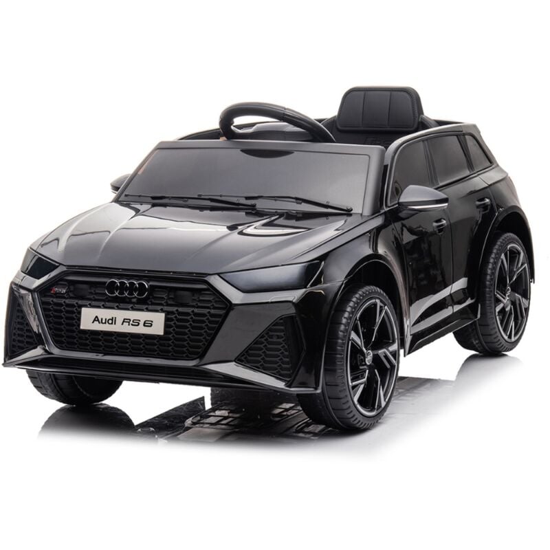 foto del prodotto auto macchina elettrica per bambini audi rs6 12v nero