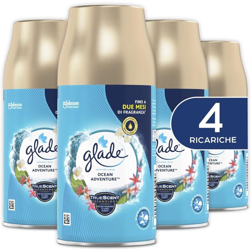 immagine 0 del prodotto automatic spray ricarica, fragranza ocean adventure scorta 4x269ml glade