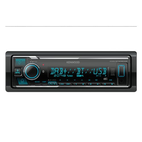 foto del prodotto autoradio mechaless works with alexa black 4 x 50w kmm bt508dab