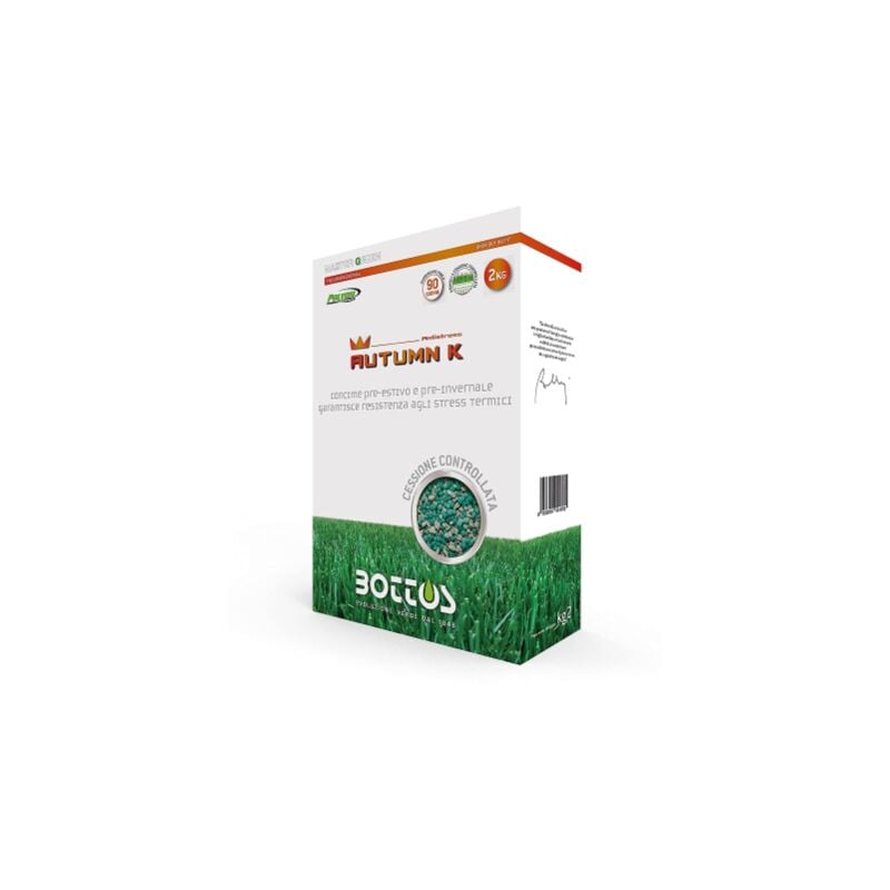foto del prodotto autumn k 21 0 25 concime fertilizzante prato antistress da 2 kg bottos