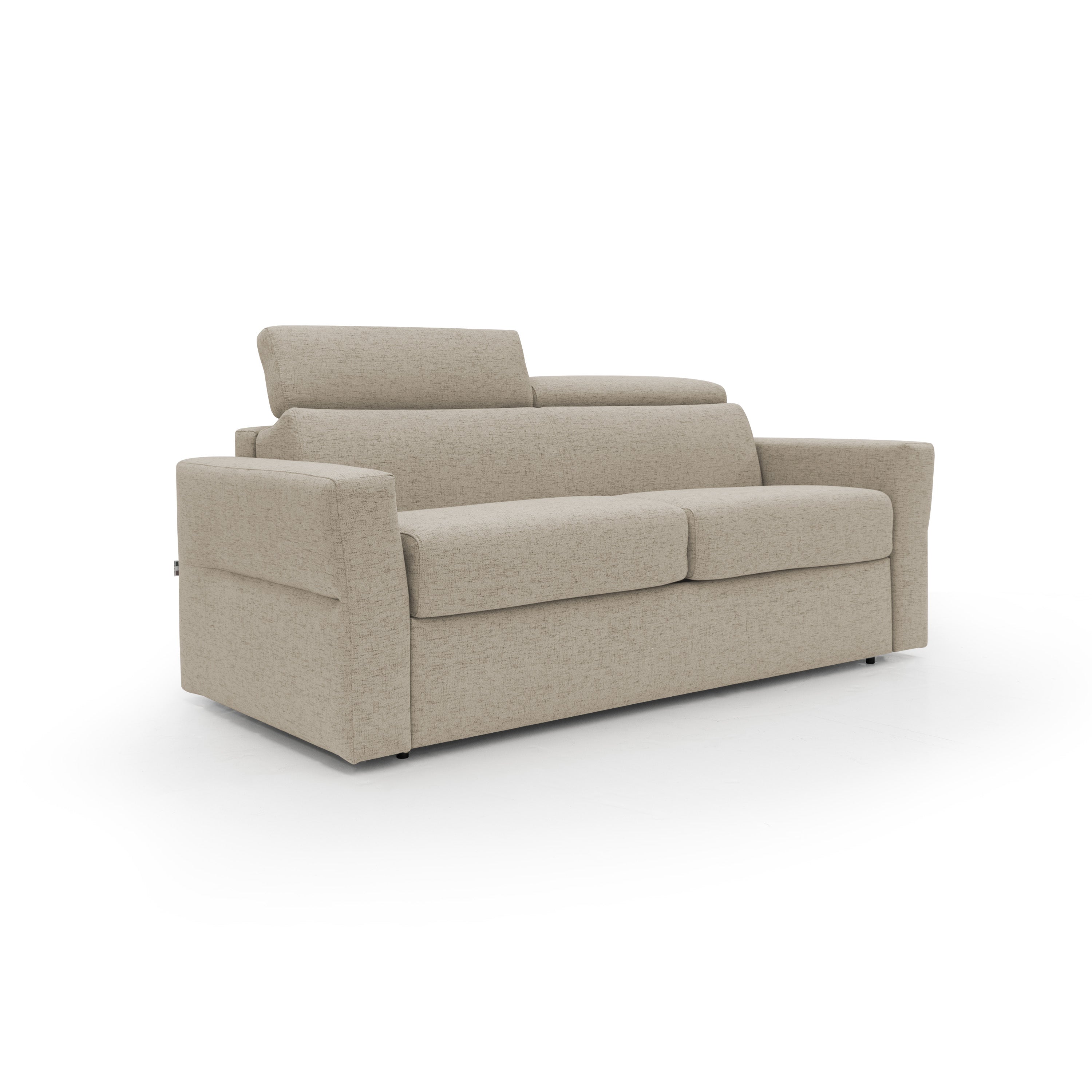 foto del prodotto avalon divano letto con materasso h18 180 cm mat. 120x197 cm beige