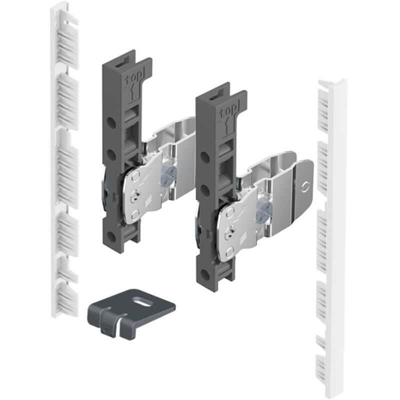 foto del prodotto avantech you kit di connettori per la facciata interna da tagliare a misura altezza 139 mm bianco hettich 9257616