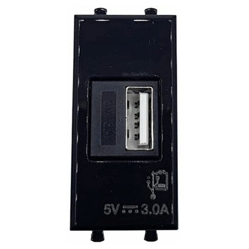 foto del prodotto ave caricatore usb universale 3a serie life s44 nero 442082usb3a
