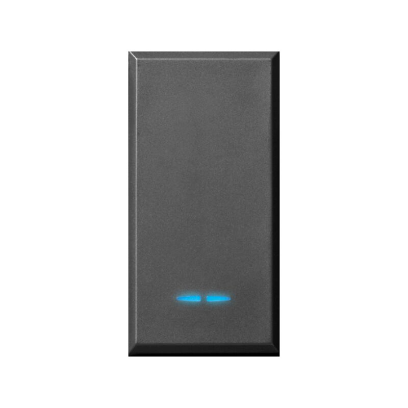 foto del prodotto ave deviatore tekla colore nero 1p 16ax illuminabile 445002