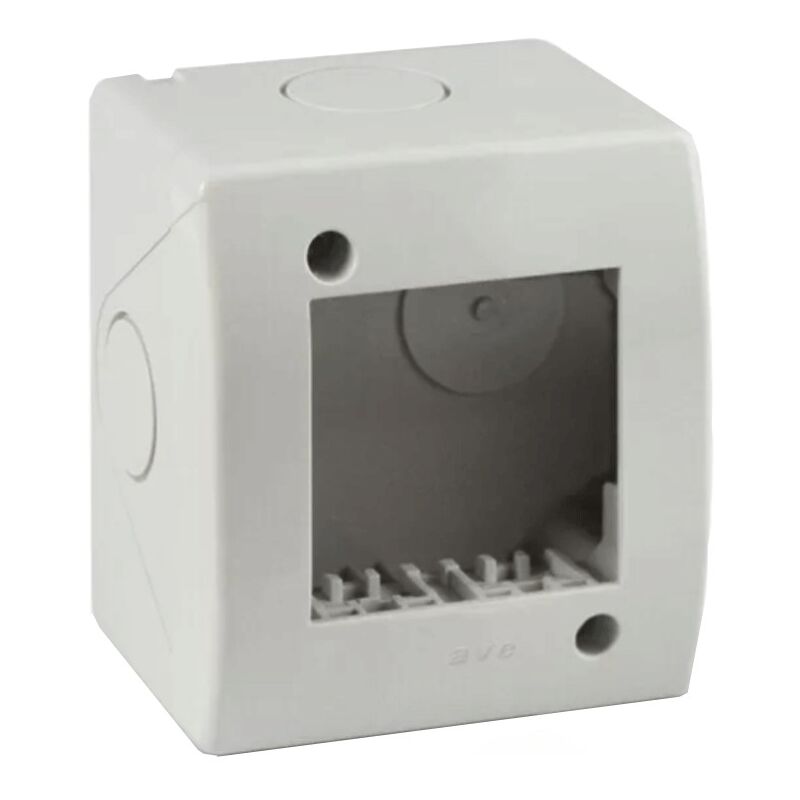 foto del prodotto ave idrobox contenitore 2 moduli per tubo ral7035 ip40 44q02