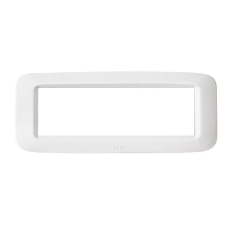 foto del prodotto ave placca in tecnopolimero banquise sistema 45 6 moduli bianco lucido 45py06bb