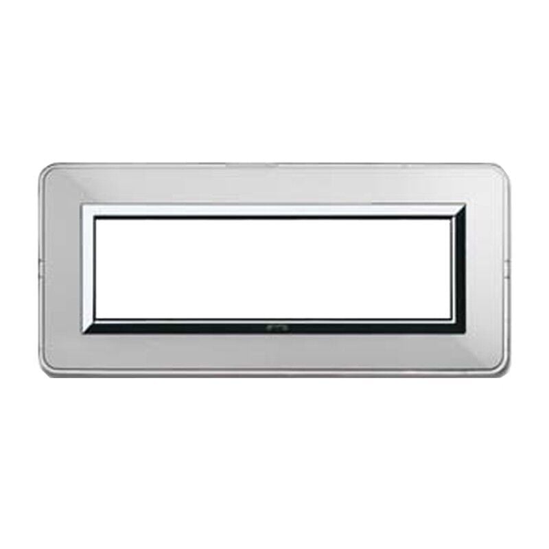 foto del prodotto ave placca personal sistema 44 tecnopolimero 7 moduli alluminio naturale 44p07als