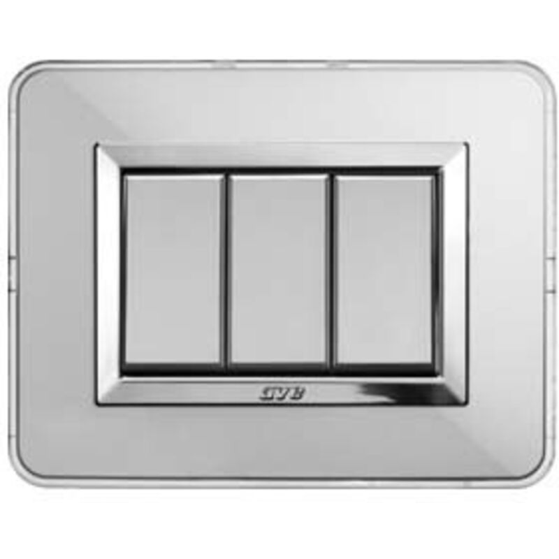 foto del prodotto ave - placca personal44 alluminio naturale 3m cod. 44p03als