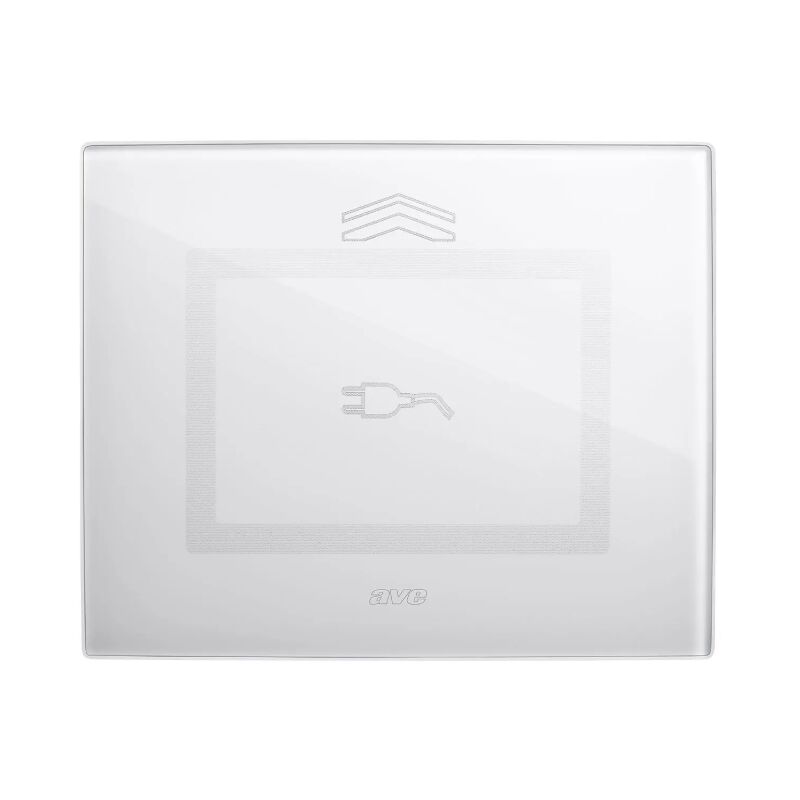 immagine 0 del prodotto ave placca touch in vetro 3 moduli scivolamento per prese sistema 44 bianco finitura lucida 44pvtcs3