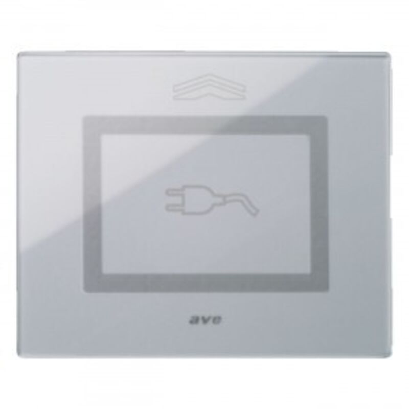 foto del prodotto ave placca touch scivolo grigia spin.3m cod. 44pvtcs3go 
