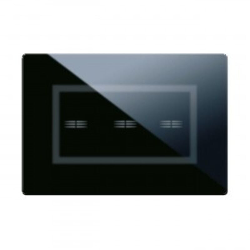foto del prodotto ave placca veratouch nero assoluto 3com cod. 44pvtc03nal 