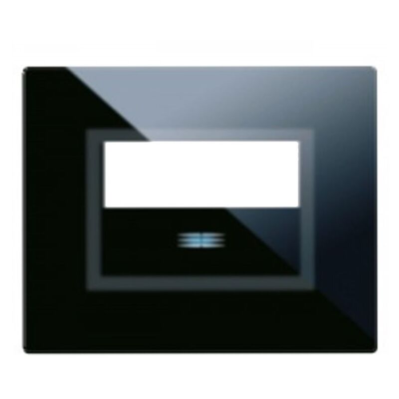 foto del prodotto ave placca veratouch per pulsante nero assoluto cod. 44pvtc88nal 