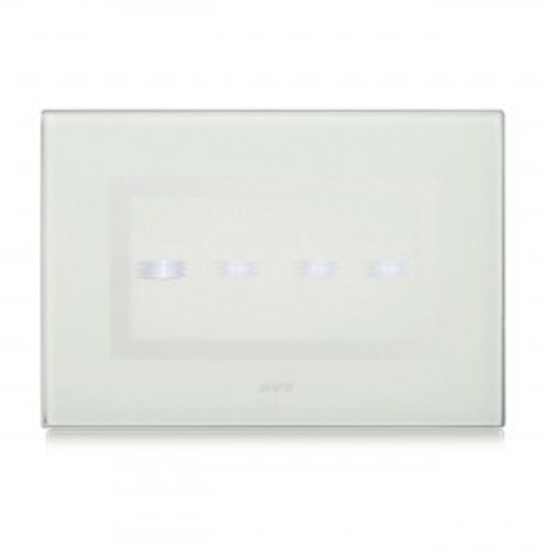 foto del prodotto ave placca veratouch verde acqua 4com cod. 44pvtc4vo 