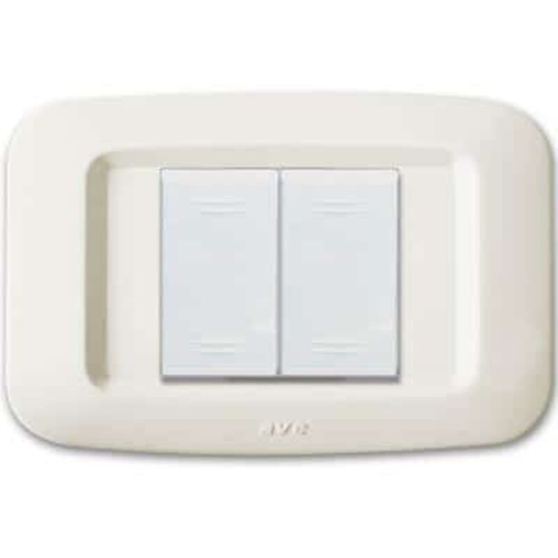 foto del prodotto ave placca yes tecnopolimero luc. 2m aff.blanc cod. 45py02bp 