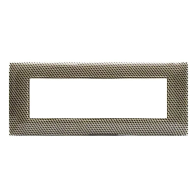 foto del prodotto ave placca young44 colore carbon chiaro 7 posti 3d 44pj07cbc 3d