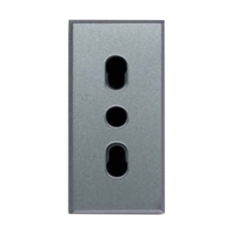 foto del prodotto ave presa elettrica bipasso allumia sistema 44 10 16a 443006 15ts