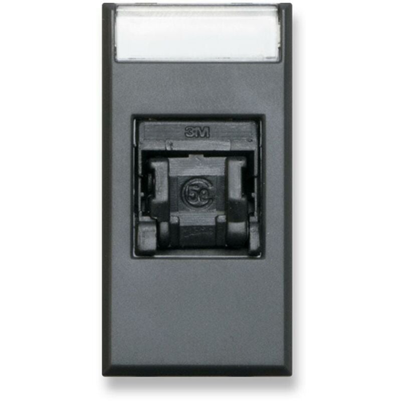 foto del prodotto ave - presa rj45 cat6 utp tekla s44 colore grigio 1 modulo 445029c6