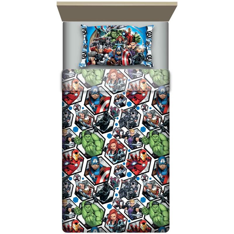 foto del prodotto avengers parure copripiumino team