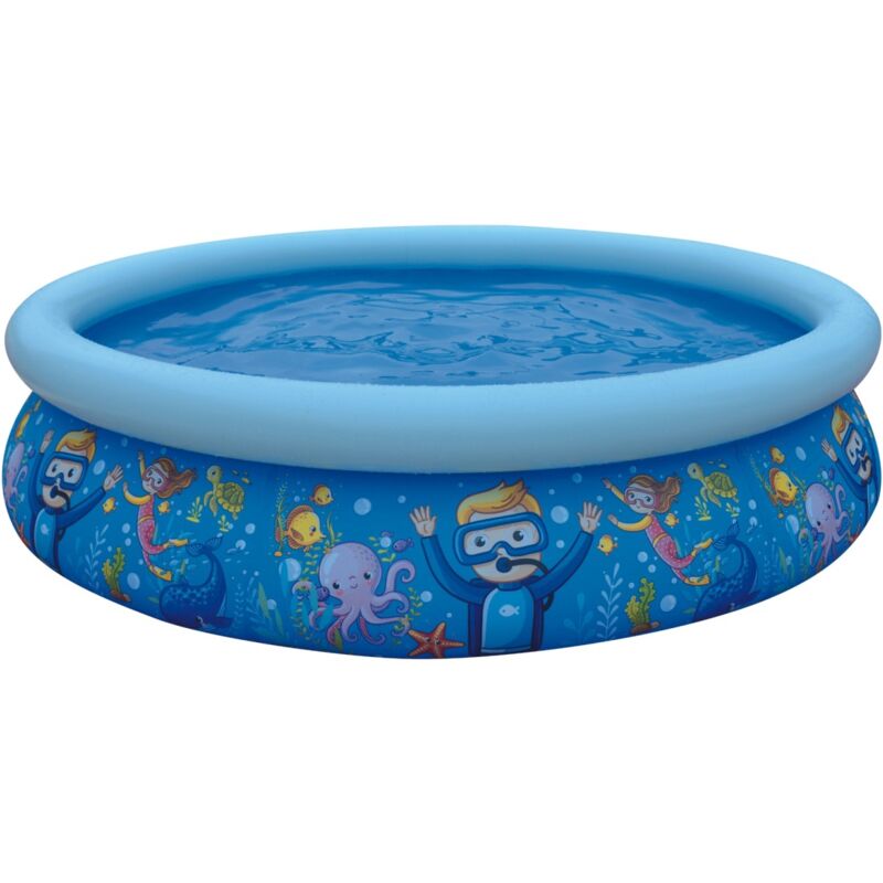 foto del prodotto avenli piscina autoportante tonda blu marino 200 cm h47 cm