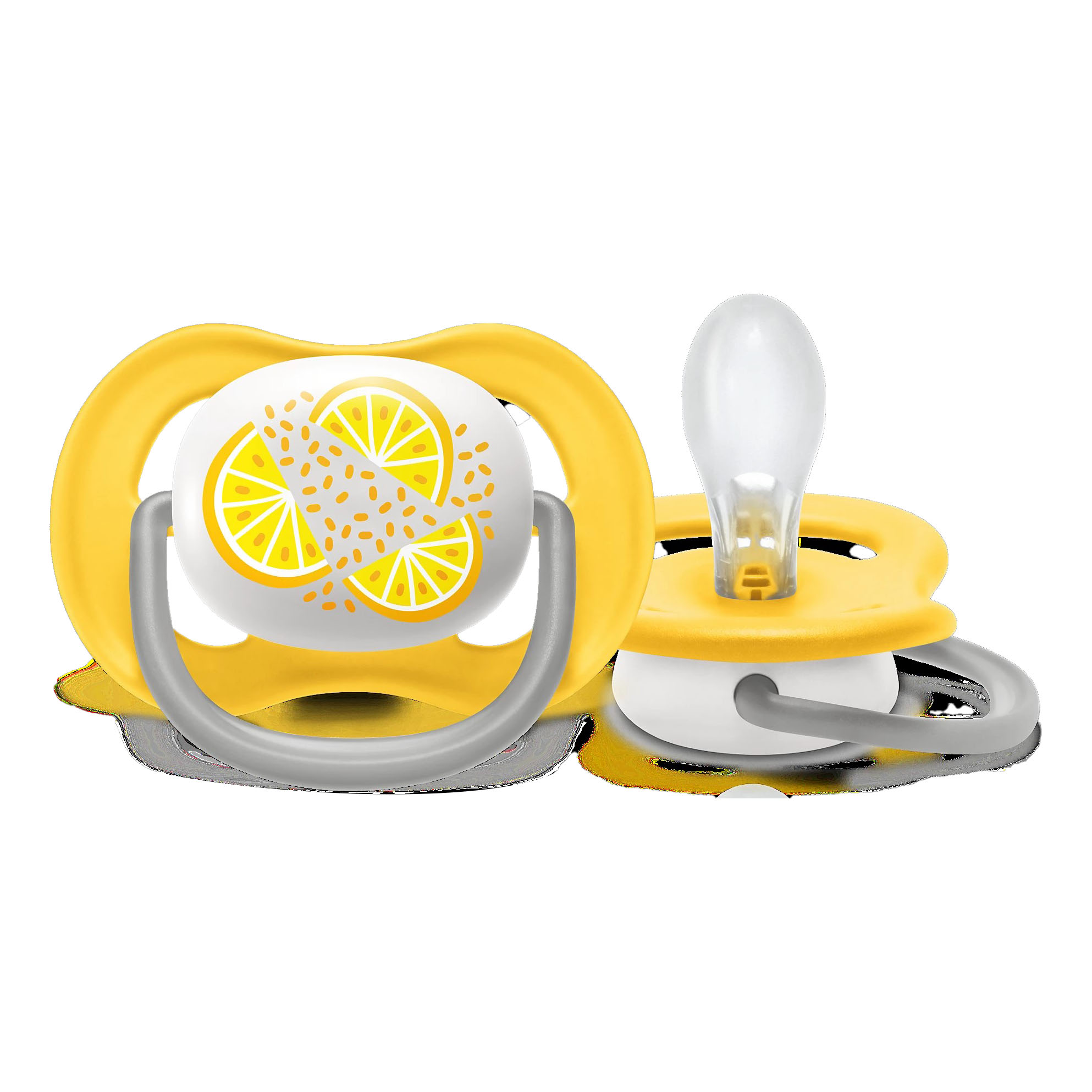 foto del prodotto avent 2 succhietti ultra air 6 18 mesi neutro limoni