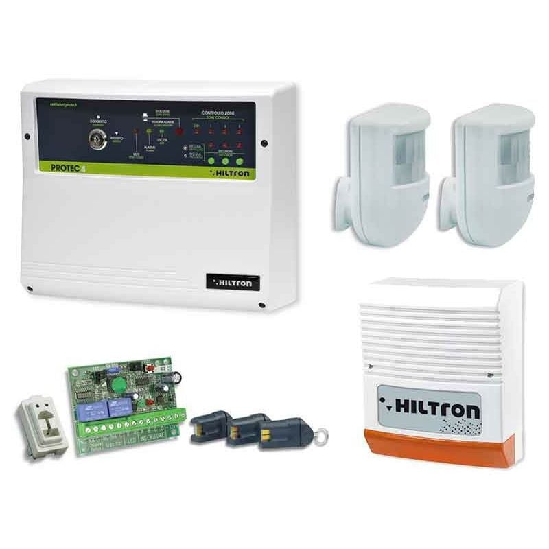 foto del prodotto avidsen kit hiltron sistema antifurto 2 zone kprotec4