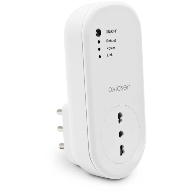foto del prodotto avidsen - presa smart wifi - bianco puro, 16a, controllo remoto