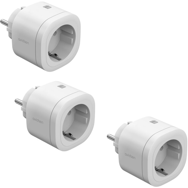 foto del prodotto avidsen set di 3 presa smart wifi shuko 13 a compatibile alexa e google home