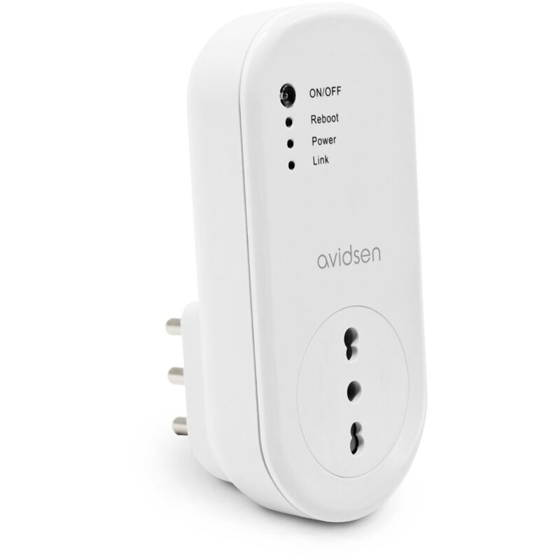foto del prodotto avidsen spina wifi per uso interno con applicazione home portata 80 metri homeplug 127001