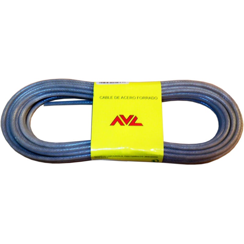 foto del prodotto avl - cavo in acciaio 3,5 mm plastica semitrasparente 15 m