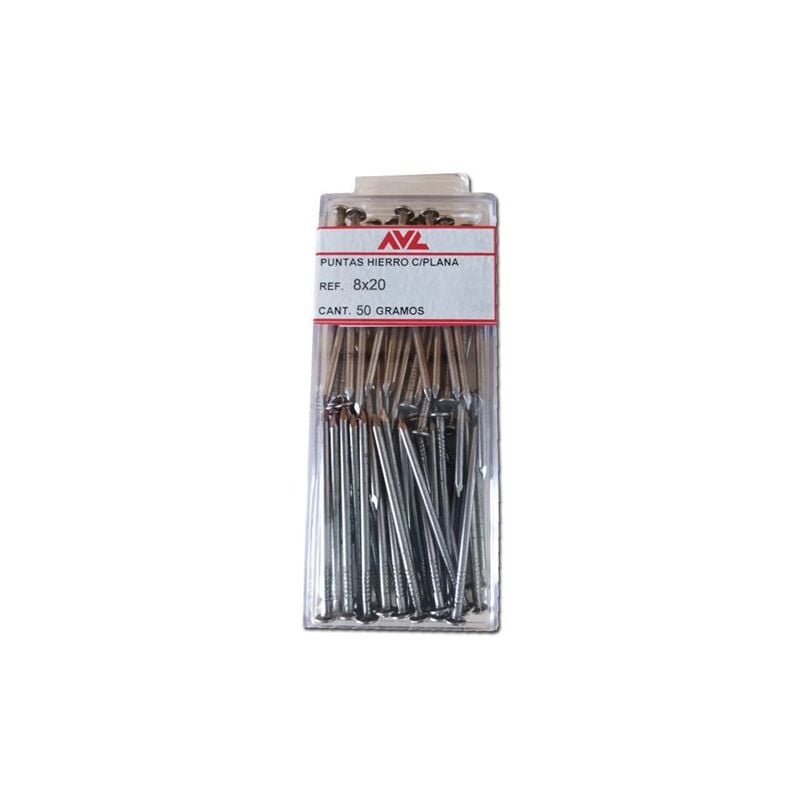 foto del prodotto avl punte per ferro con piatto 20 x 8 mm 50 g bubble blister 23 e