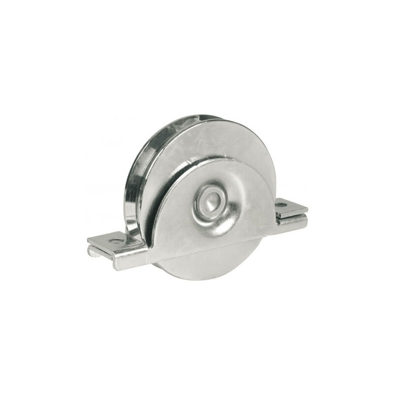 foto del prodotto avl ruota 100 mmm con scanalatura rotonda 16 mm montaggio a filo carico 300 kg 918100b