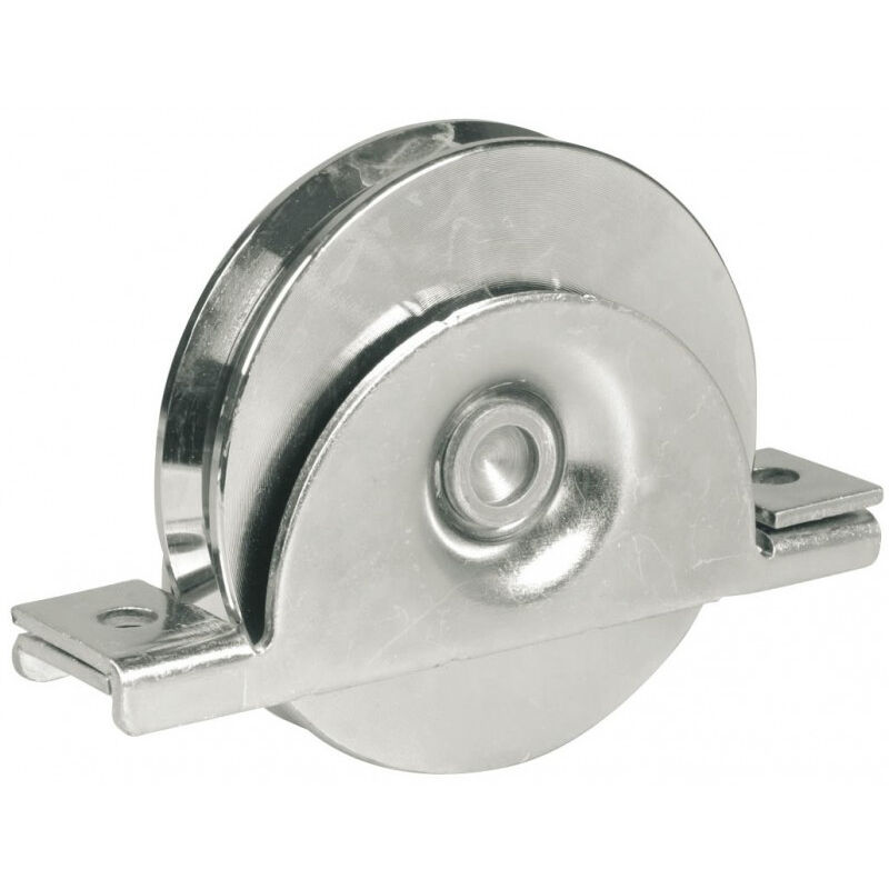 foto del prodotto avl ruota a gola tonda 100 mm con piastra laterale portata 300 kg 919100a