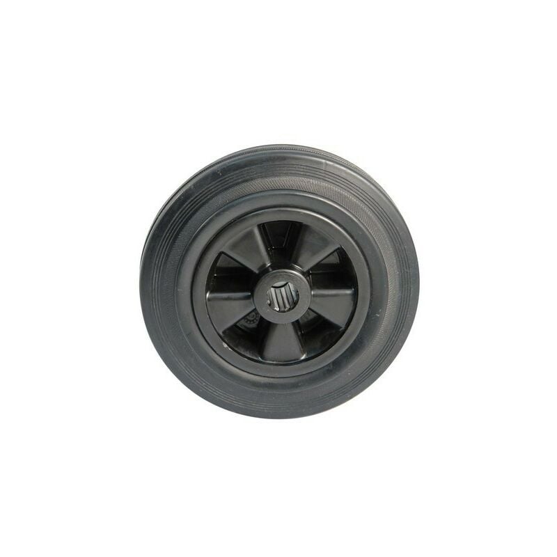 foto del prodotto avl ruota in gomma nera 200 x 50 portata 200 kg 208200arr
