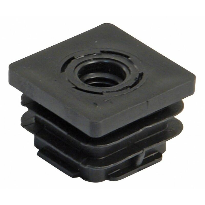 foto del prodotto avl testata quadrata plastica e filettata m10 40x40 37540 10