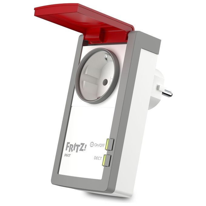 foto del prodotto avm fritz dect 210 international presa intelligente rosso-bianco 1,5w