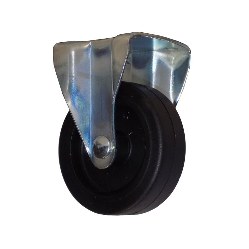 foto del prodotto avo ruota 220h 80x24 rivestimento in gomma nucleo plastica con supporto fisso
