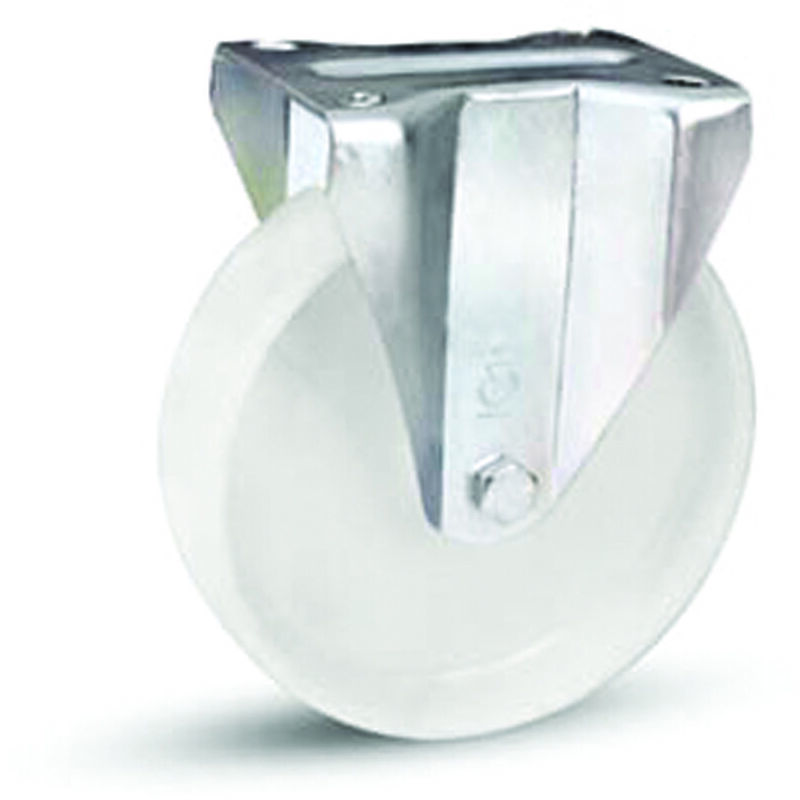 foto del prodotto avo ruote industriali in poliammide c piastra fissa gabbia rulli 118bisa mm.200x50 piastra mm.140x110 235h. p. kg.300
