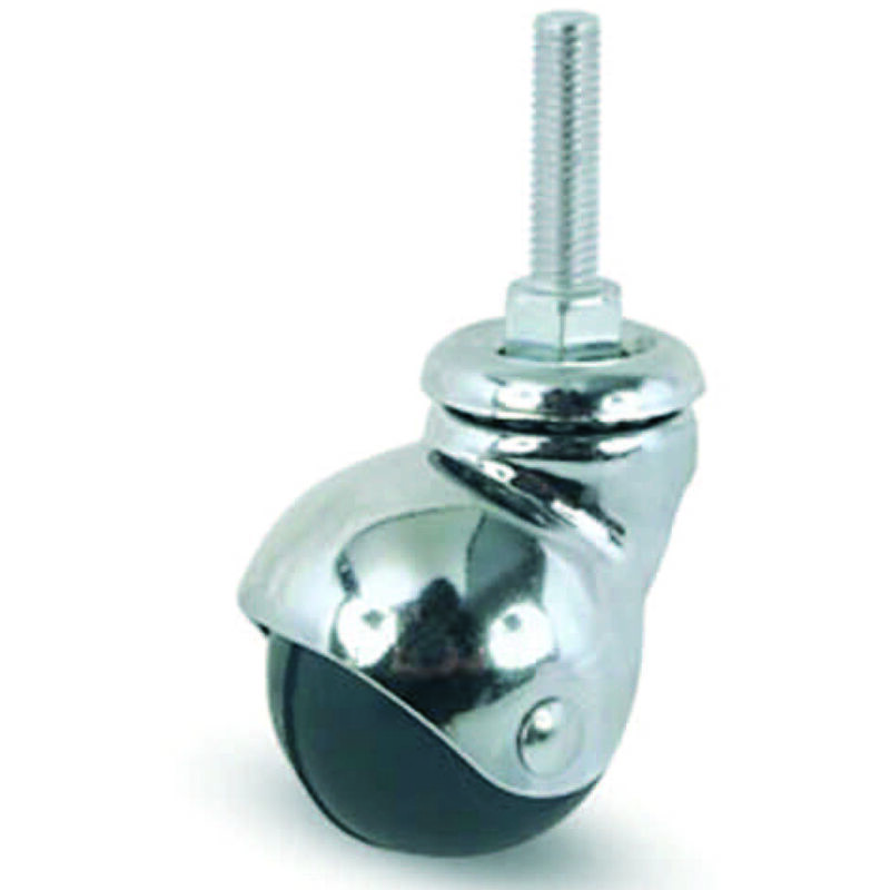 foto del prodotto avo ruote sferiche in gomma con perno 165b mm.30 perno mm.8x30 mm.52h. port. kg.20
