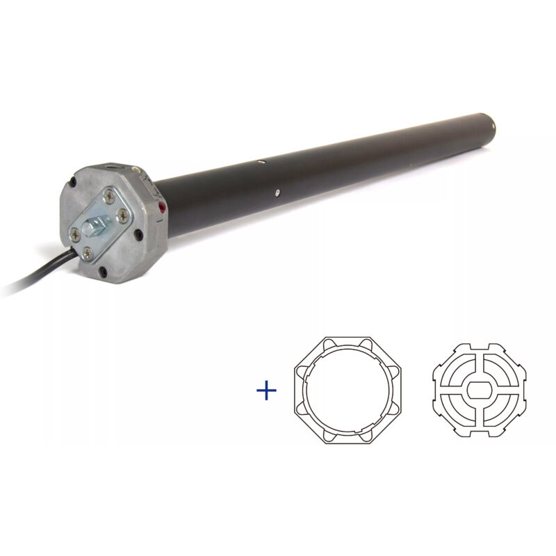 foto del prodotto avosdim motore radio tapparella 45 50nm adattatori asse octo60