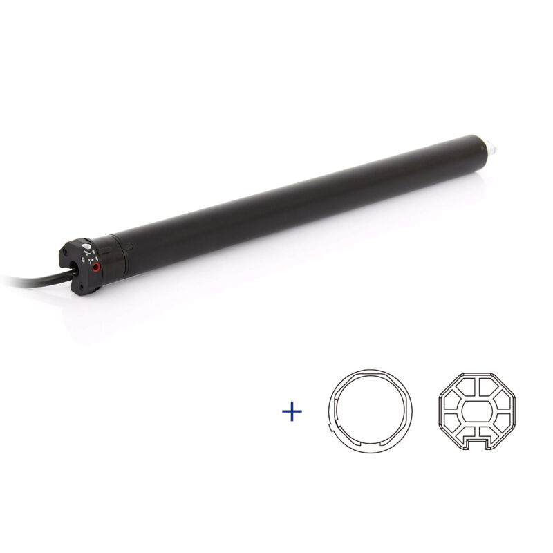 foto del prodotto avosdim motore radiocomandato tapparella 35 10nm adattatori per asse octo40