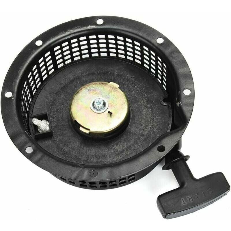 foto del prodotto avviamento a strappo 1 pezzo per generatore motore robin subaru ey28, nero