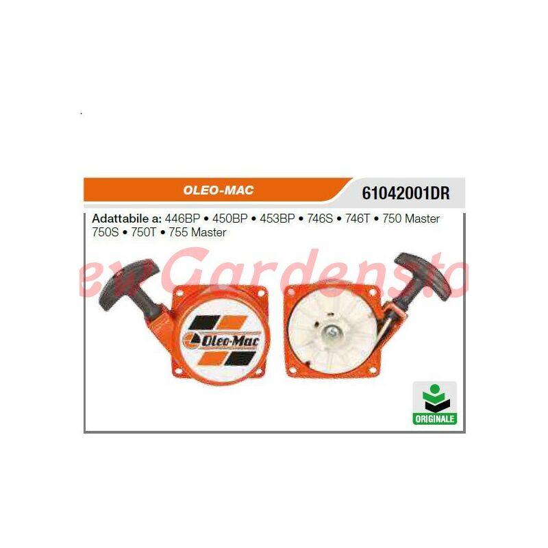 foto del prodotto avviamento oleomac decespugliatore 446bp 450bp 453bp 746s 746t 61042001dr originale