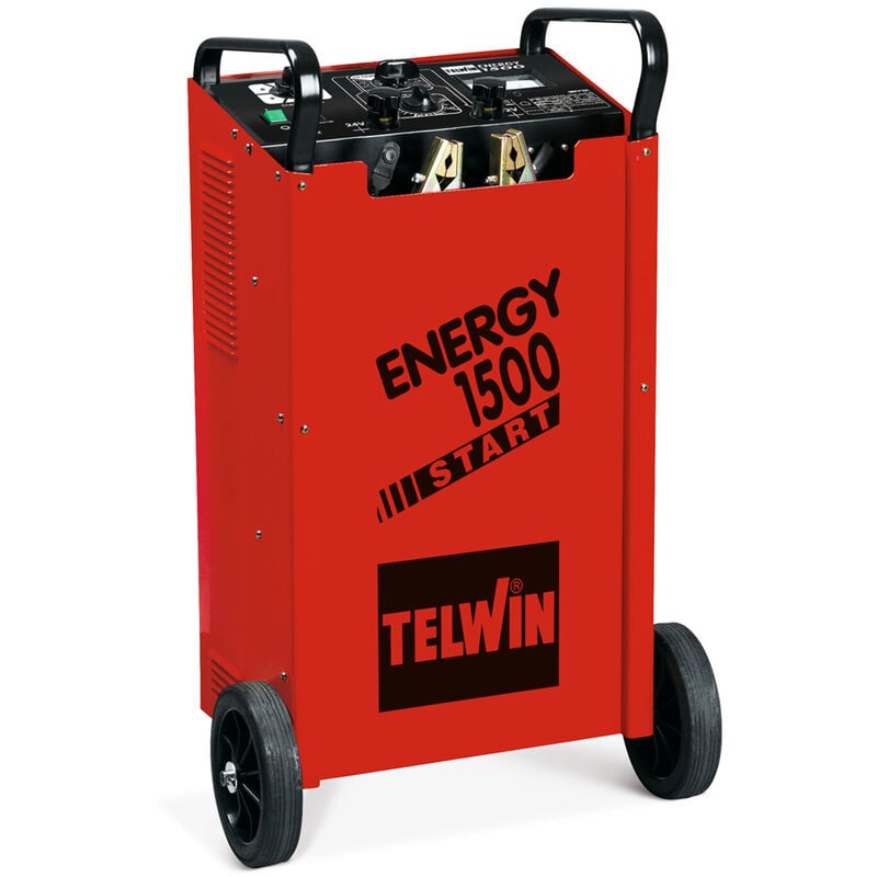 foto del prodotto avviatore starter caricabatterie energy 1500 start 12v 24v x batterie wet telwin