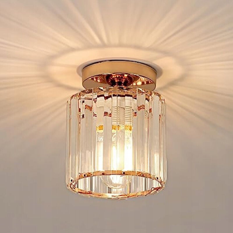foto del prodotto avvincente lampadario moderno per soggiorno e27 lampadario in cristallo oro